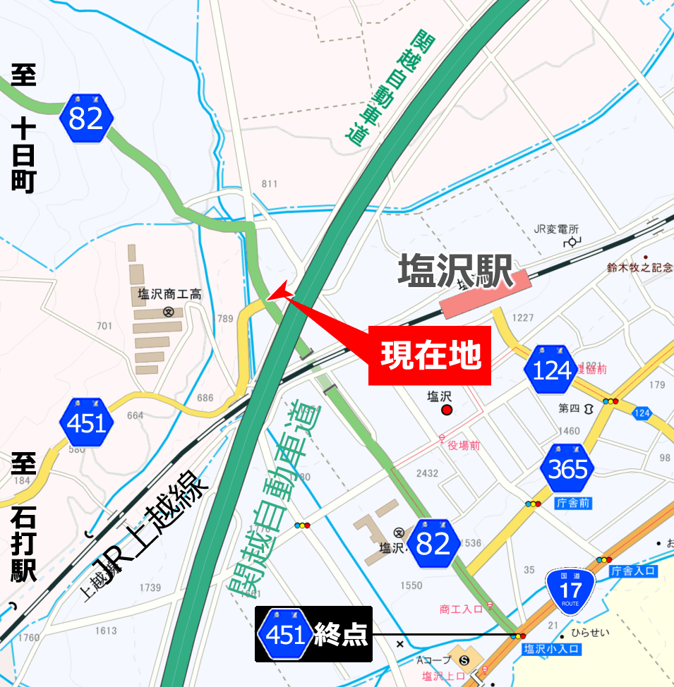 【山さ行がねが】ミニレポート第247回 新潟県道451号石打停車場塩沢線の「変な交差点」